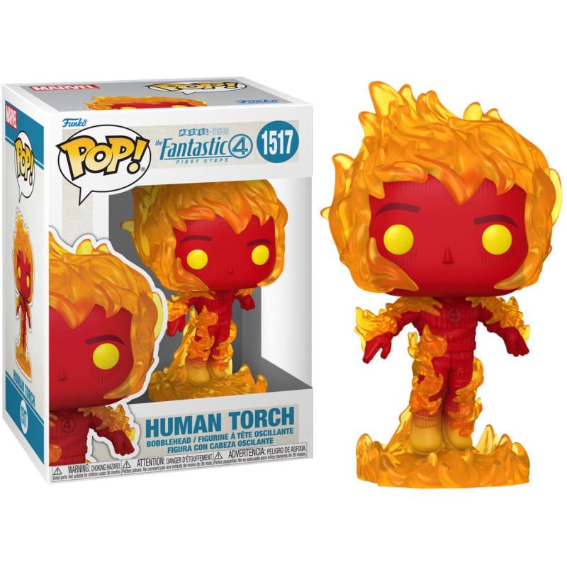 Marvel : Fantastic Four - Pop! - Johnny Storm Human Torch n°1517
