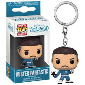Marvel : Fantastic Four - Pop! Pocket - Porte-clé Mister Fantastic