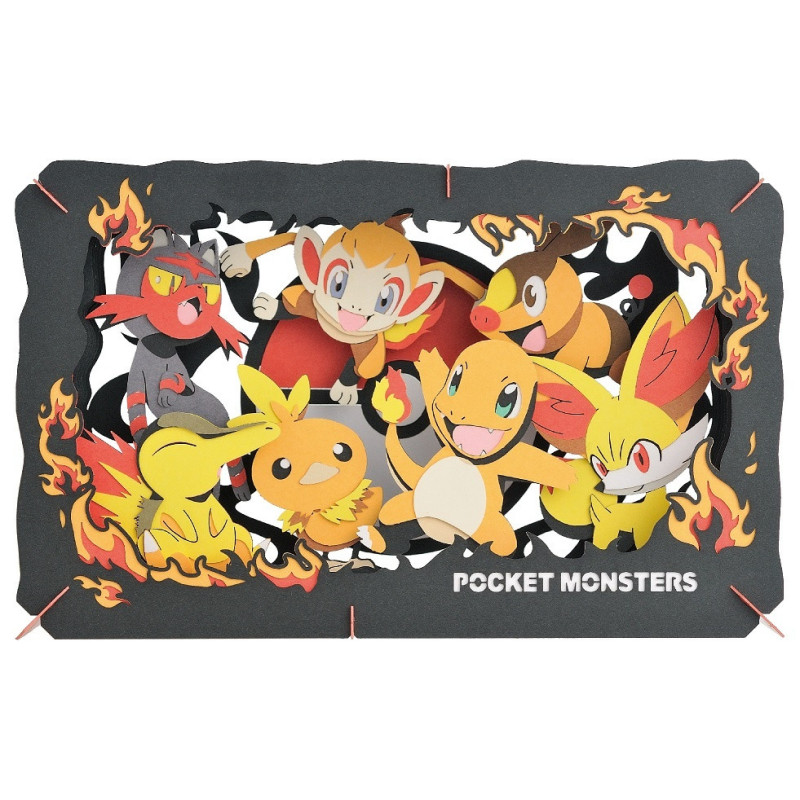 Pokemon - Théâtre de papier Fire Type