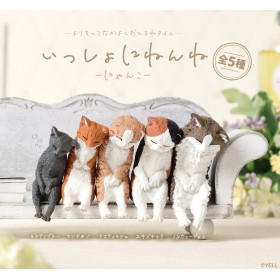 Petite figurine Cat Sleep Together 1 EXEMPLAIRE ALEATOIRE