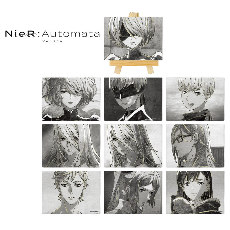 NieR:Automata Ver1.1A - Trading Mini Canvas Board 1 EXEMPLAIRE ALEATOIRE