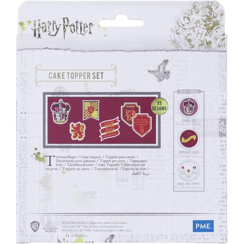 Harry Potter - Set de 15 toppers Gryffindor
