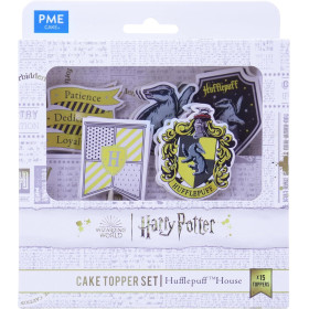 Harry Potter - Set de 15 toppers Hufflepuff