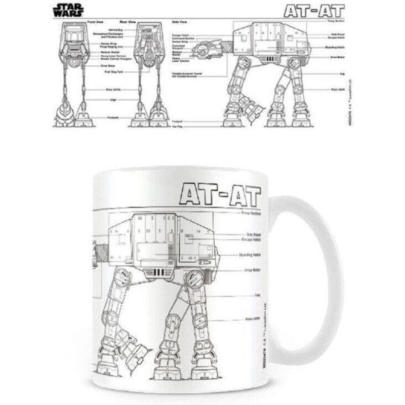 Star Wars - Mug AT-AT Sketch