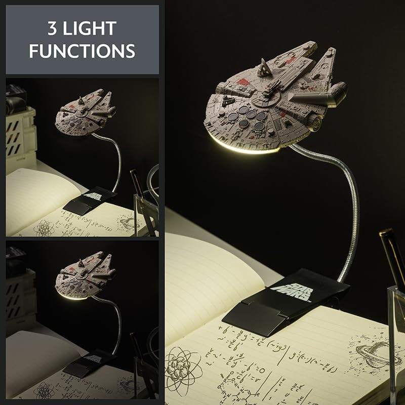 Star Wars - Lampe clip lecture Millenium Falcon