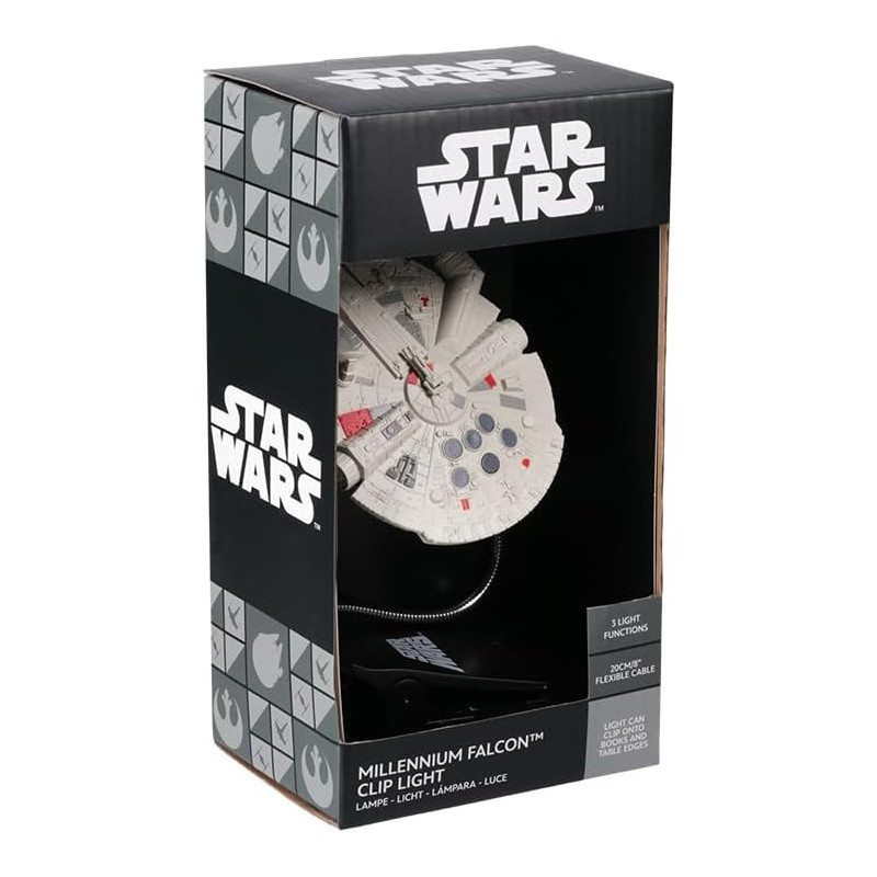 Star Wars - Lampe clip lecture Millenium Falcon