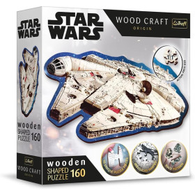 Star Wars - Puzzle en bois 160 pièces Millenium Falcon