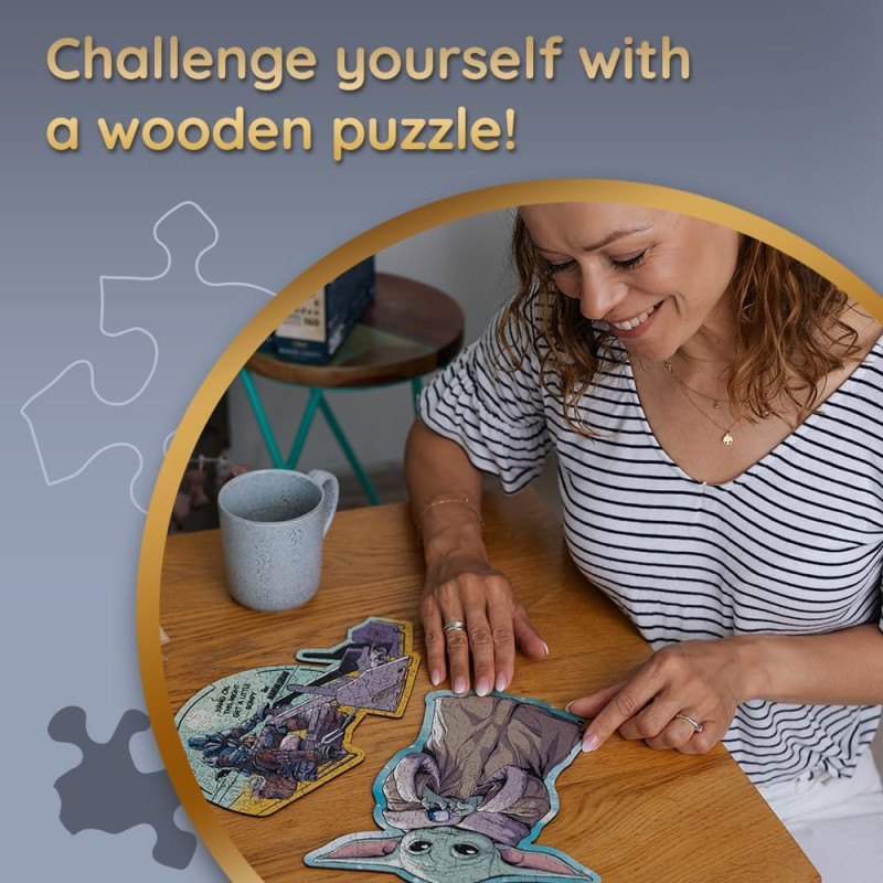 Star Wars - Puzzle en bois 160 pièces Millenium Falcon