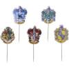 Harry Potter - Set de 15 toppers Hogwarts Crest & 4 Maisons