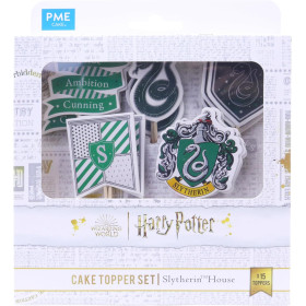 Harry Potter - Set de 15 toppers Slytherin