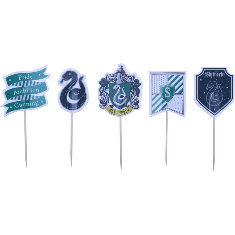 Harry Potter - Set de 15 toppers Slytherin