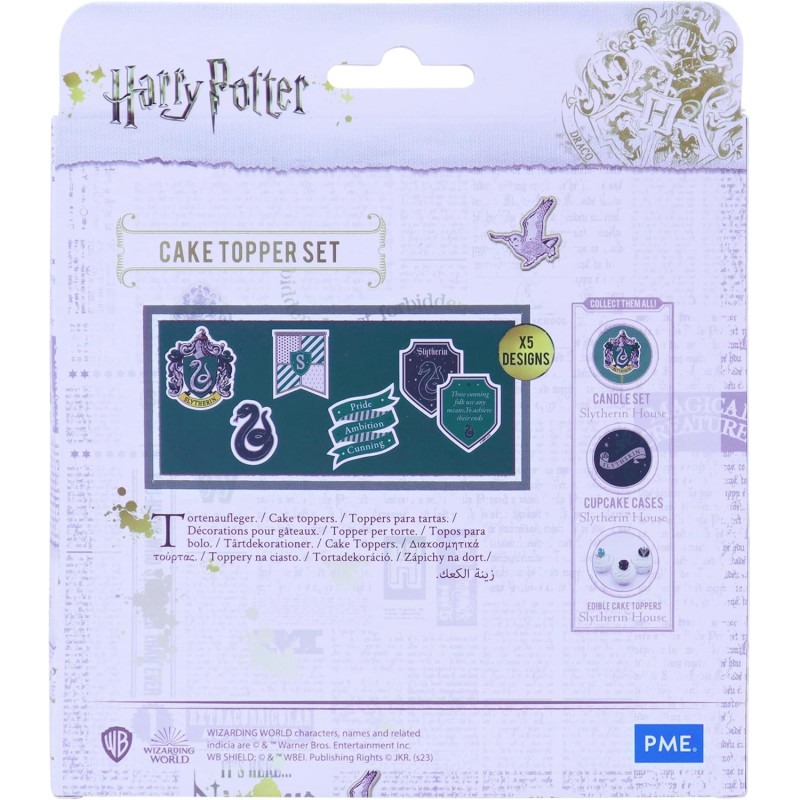 Harry Potter - Set de 15 toppers Slytherin
