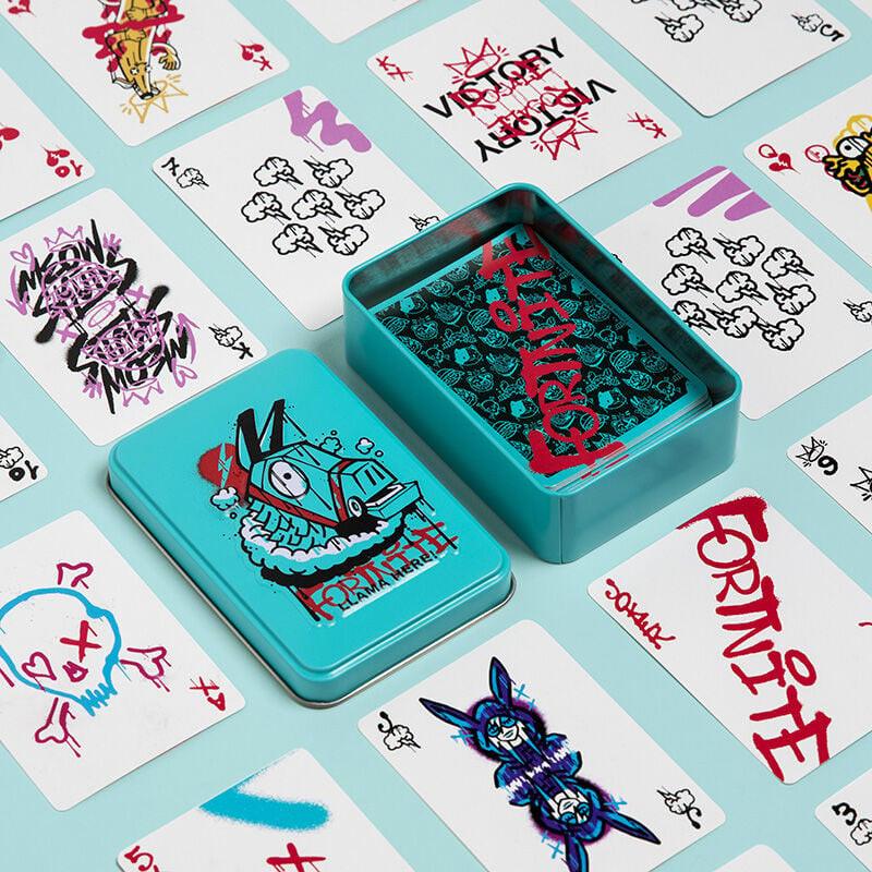 Fortnite - Jeu de cartes dans une boîte métallique