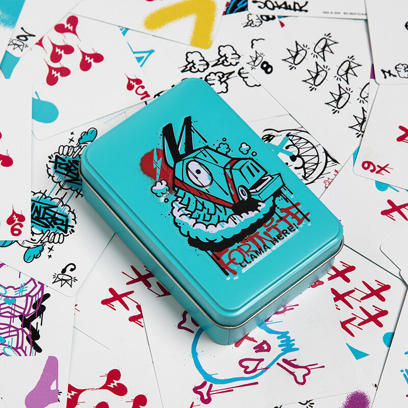 Fortnite - Jeu de cartes dans une boîte métallique