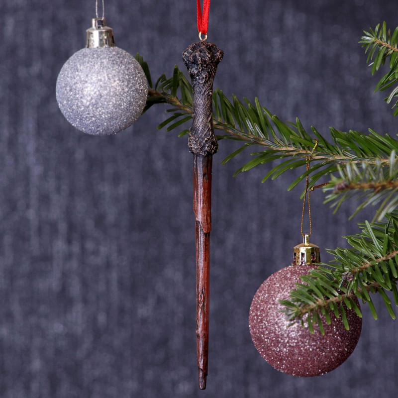 Harry Potter - Ornement sapin en résine  Baguette de Harry