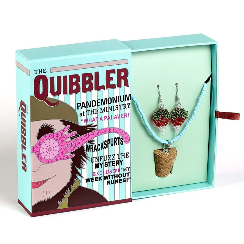 Harry Potter - Coffret cadeau Boucles d'oreilles et Collier Luna Lovegood