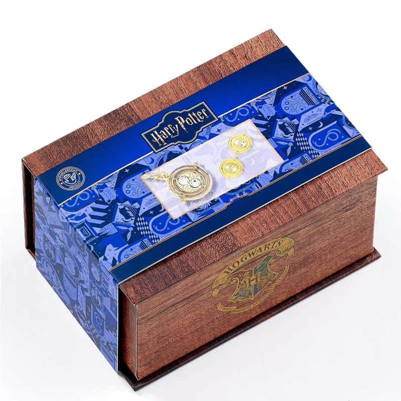 Harry Potter - Coffret cadeau Boucles d'oreilles et Collier Retourneur de Temps