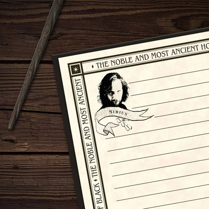 Harry Potter - Carnet Rigide Tapisserie Black Family