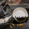 Lord of the Rings - Set de 4 assiettes Fellowship + ronds de serviette Anneau Unique