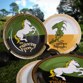 Lord of the Rings - Set de 4 assiettes Green Dragon & Prancing Pony