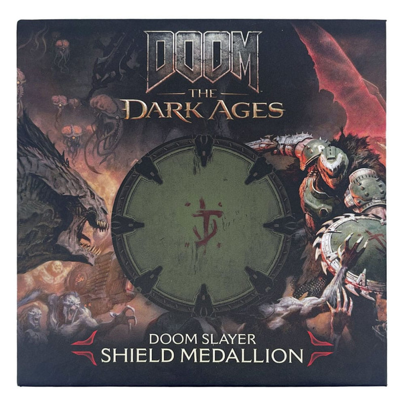 JANVIER 2026 : Doom III : The Dark Ages - Médaillon Saw Shield 5000 exemplaires