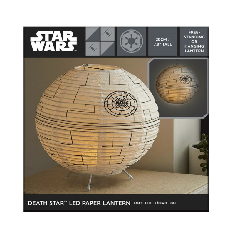 AOUT 2025 : Star Wars - Lanterne papier Death Star
