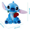 Disney : Lilo & Stitch - Peluche Stitch avec rose 25 cm