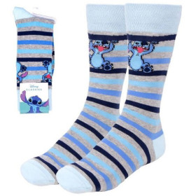 Disney - Chaussettes rayures Stitch 36/43