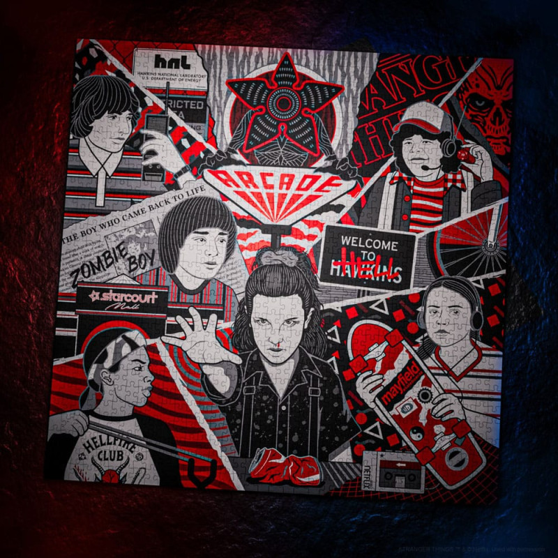 Stranger Things - Puzzle multidimensionnel (1000 pièces)