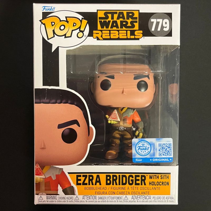 Star Wars : Rebels - Pop! - Ezra Bridger with Sith Holocron n°779