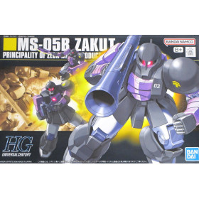 Gundam - HGUC /144 MS-05B Zaku I Black Trinity
