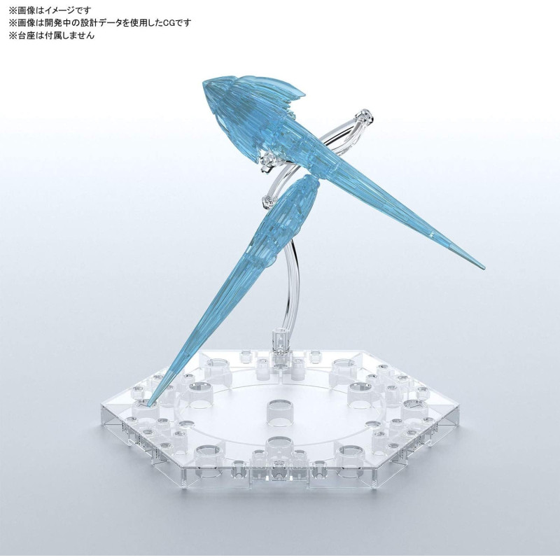Figure-rise Standard - Base pour model kit Figure-rise Effect Jet Effect (Clear Blue)
