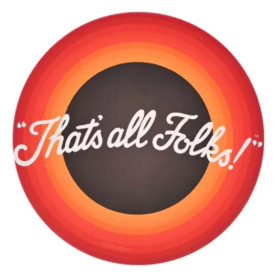 Looney Tunes - Sous-verre céramique That's All Folks