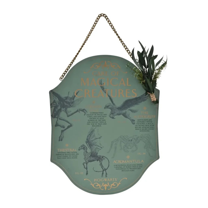 Harry Potter - Plaque à suspendre Care of Magical Creatures