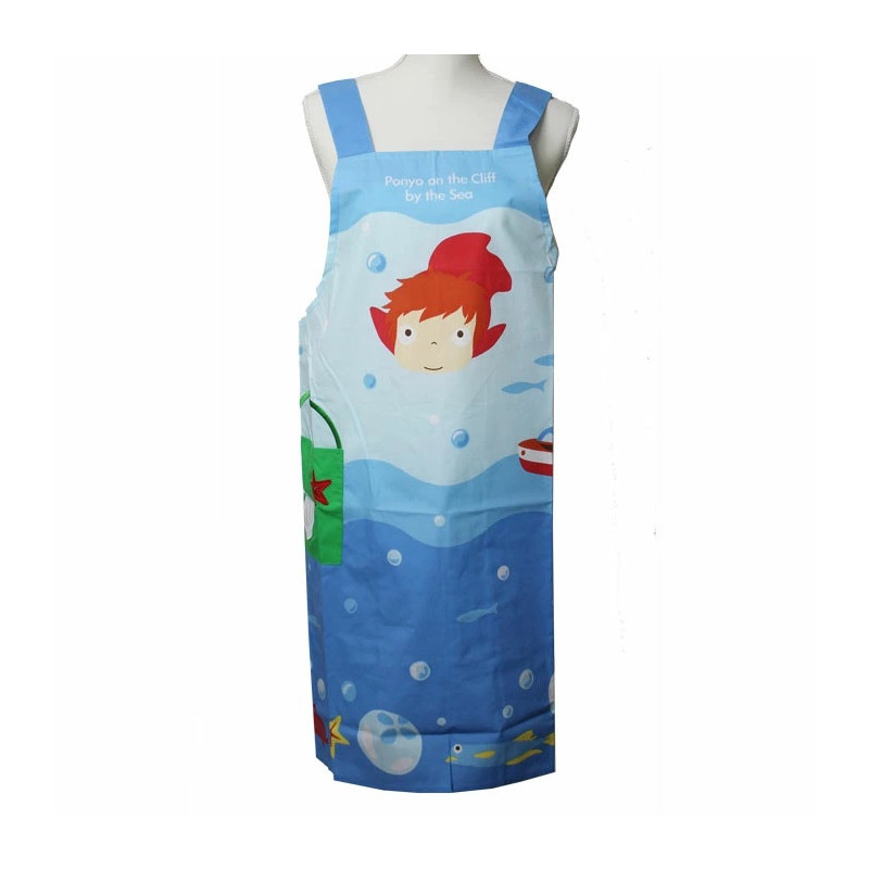 Ponyo sur la Falaise - Tablier Ponyo sous la Mer