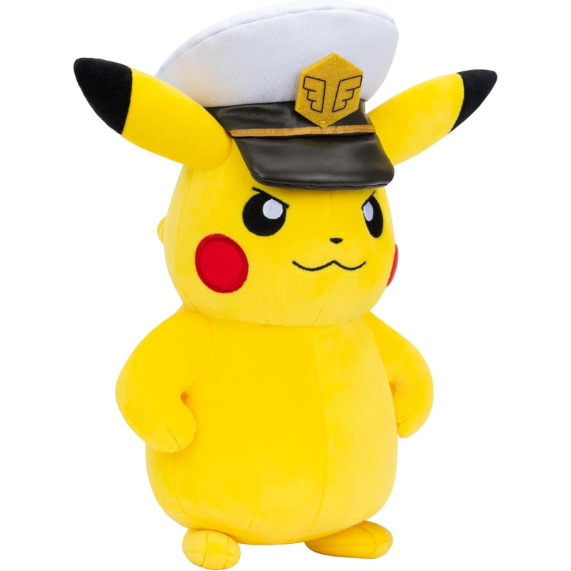 Pokemon - Peluche 20 cm : Captain Pikachu