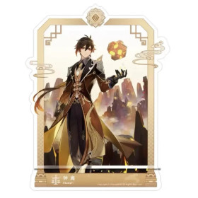 Genshin Impact - Support de téléphone en acrylique Zhongli (17 cm)