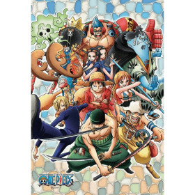One Piece - Puzzle Art Crystal vitrail 126 pièces "100000 VS 10"
