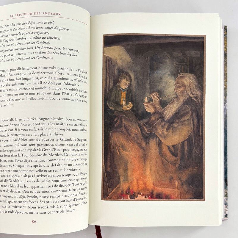Le Seigneur des anneaux : La Fraternité de l’anneau (édition reliée et illustrée)