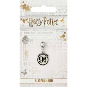 Harry Potter - Breloque plaqué argent Plateforme 9 3/4