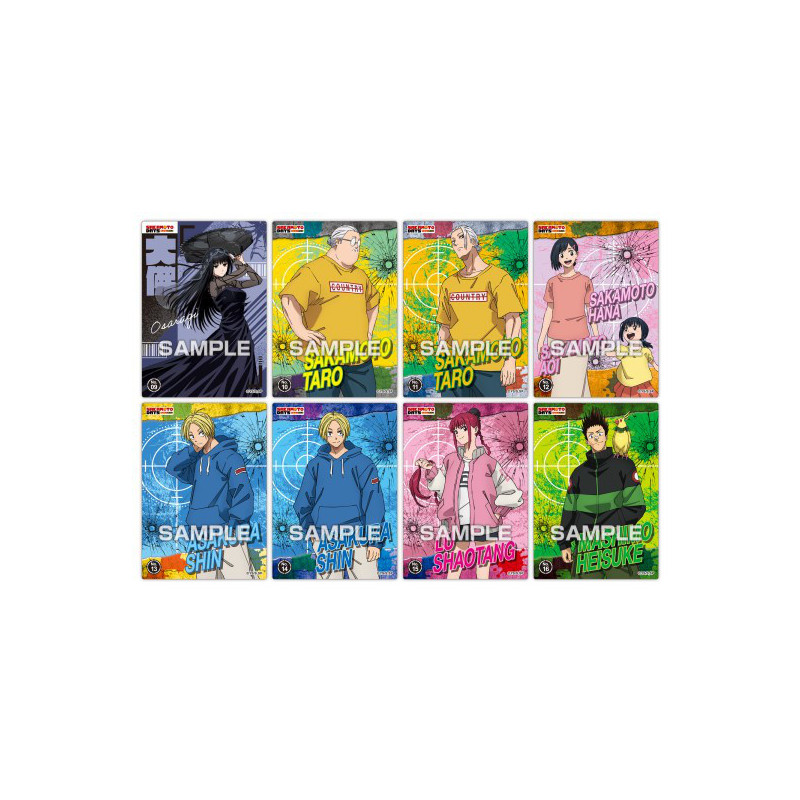 Sakamoto Days - Cartes clear card collection 1 EXEMPLAIRE ALEATOIRE