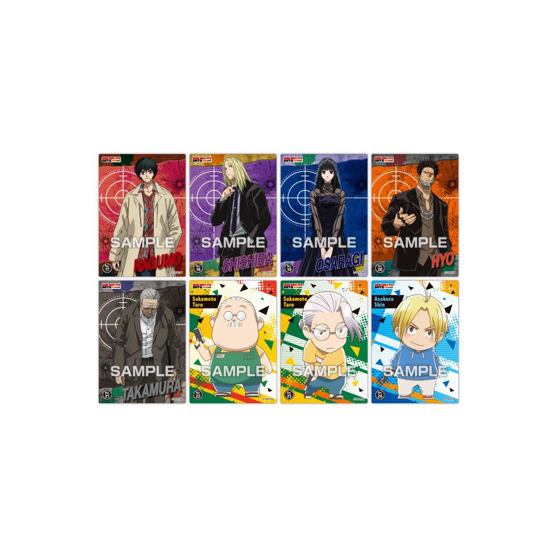 Sakamoto Days - Cartes clear card collection 1 EXEMPLAIRE ALEATOIRE