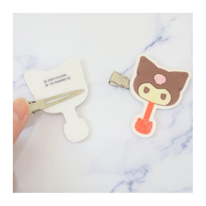Sanrio - Pinces barrettes Chocolate Series : Kuromi