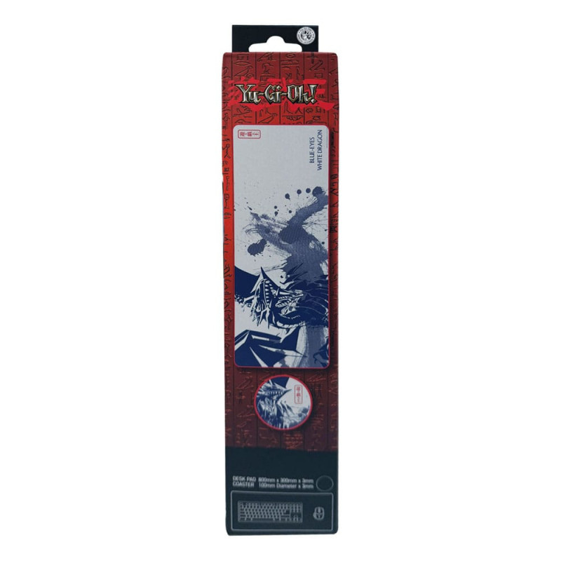 Yu-Gi-Oh! – Blue-Eyes White Dragon XL Desk Pad et Sous-Verre