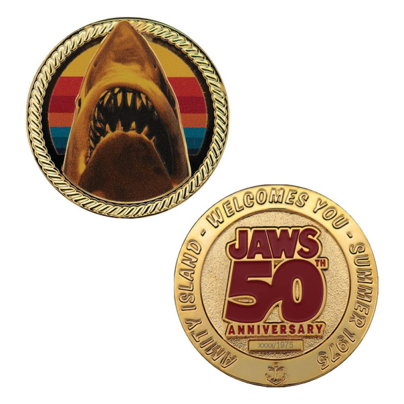 DÉCEMBRE 2025 : Jaws (Les Dents de la Mer) - Pièce de collection 50th Anniversary 1975 exemplaires