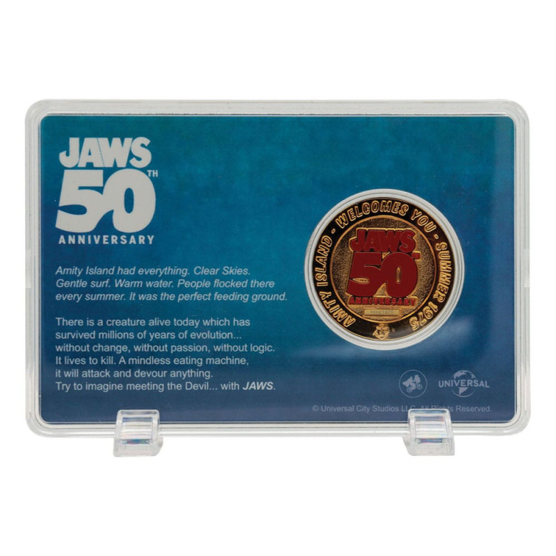 DÉCEMBRE 2025 : Jaws (Les Dents de la Mer) - Pièce de collection 50th Anniversary 1975 exemplaires
