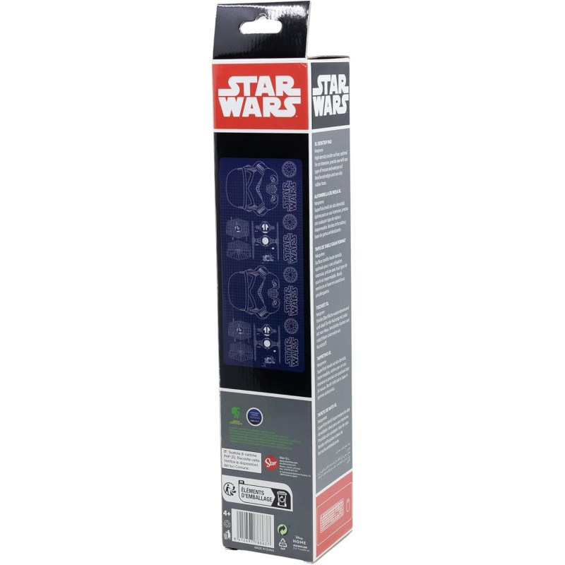 Star Wars - Tapis de bureau Blueprint Stormtrooper Helmet and TIE Fighter 35 x 80 cm