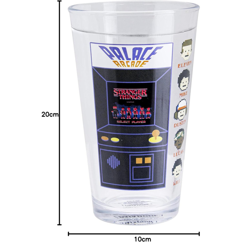 Stranger Things - Verre thermo-réactif Arcade