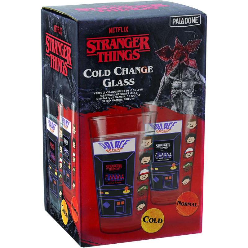 Stranger Things - Verre thermo-réactif Arcade