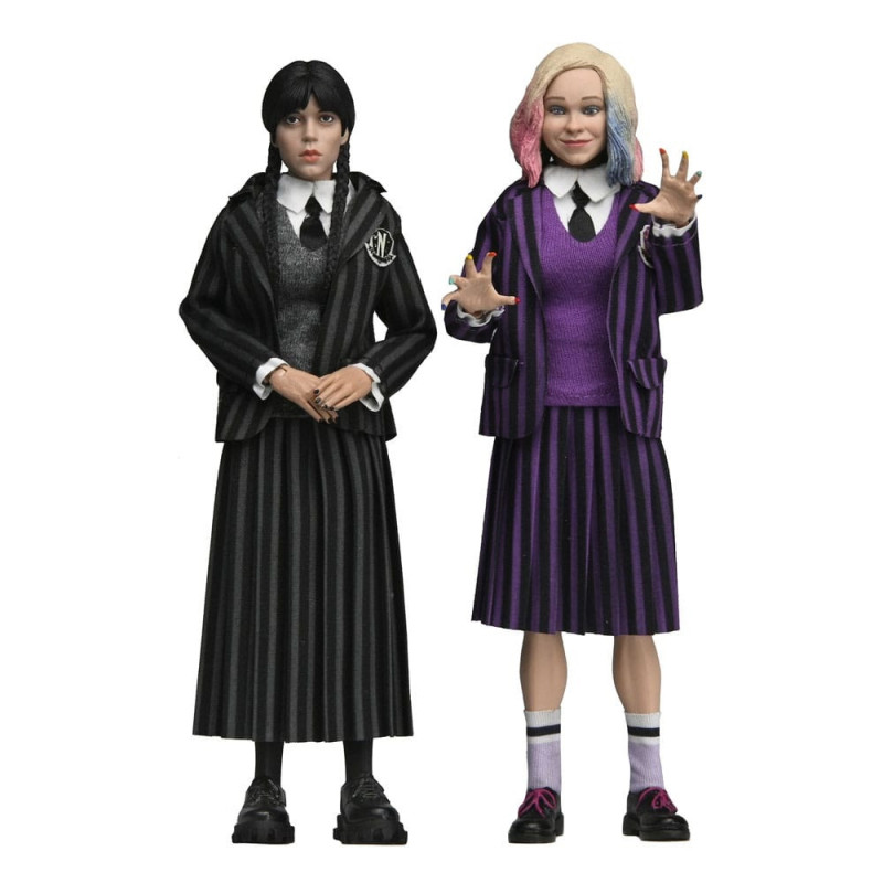 FIN 2025 : Wednesday - Set de 2 figurines Enid & Wednesday Nevermore Uniform